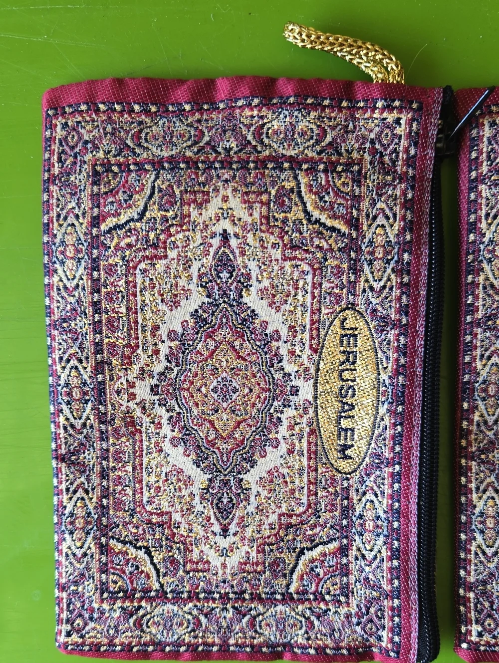 7 Embroidered Persian-Style Zip Wristlet Wallet - Multicolor
